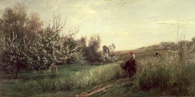 Lente, 1857 door Charles Francois Daubigny